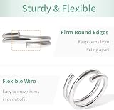 Uniclife 100 Pack 10mm Mini Split Jump Rings Double Loop for Jewelry DIY view 5