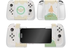 IFYOO SGSX1 Ergonomic Grip and Stand Combo Set for Switch Joycon Controller, for iPhone, Grip Case Holder Bracket for Joy Con - SED