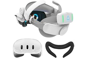UWDEDO Head Strap with Battery for Meta Quest 3 VR, Magnetic Battery Pack Headstrap to Extend Playtime, Adjustable Elite Strap Replacement Accessories for Oculus/Meta Quest 3