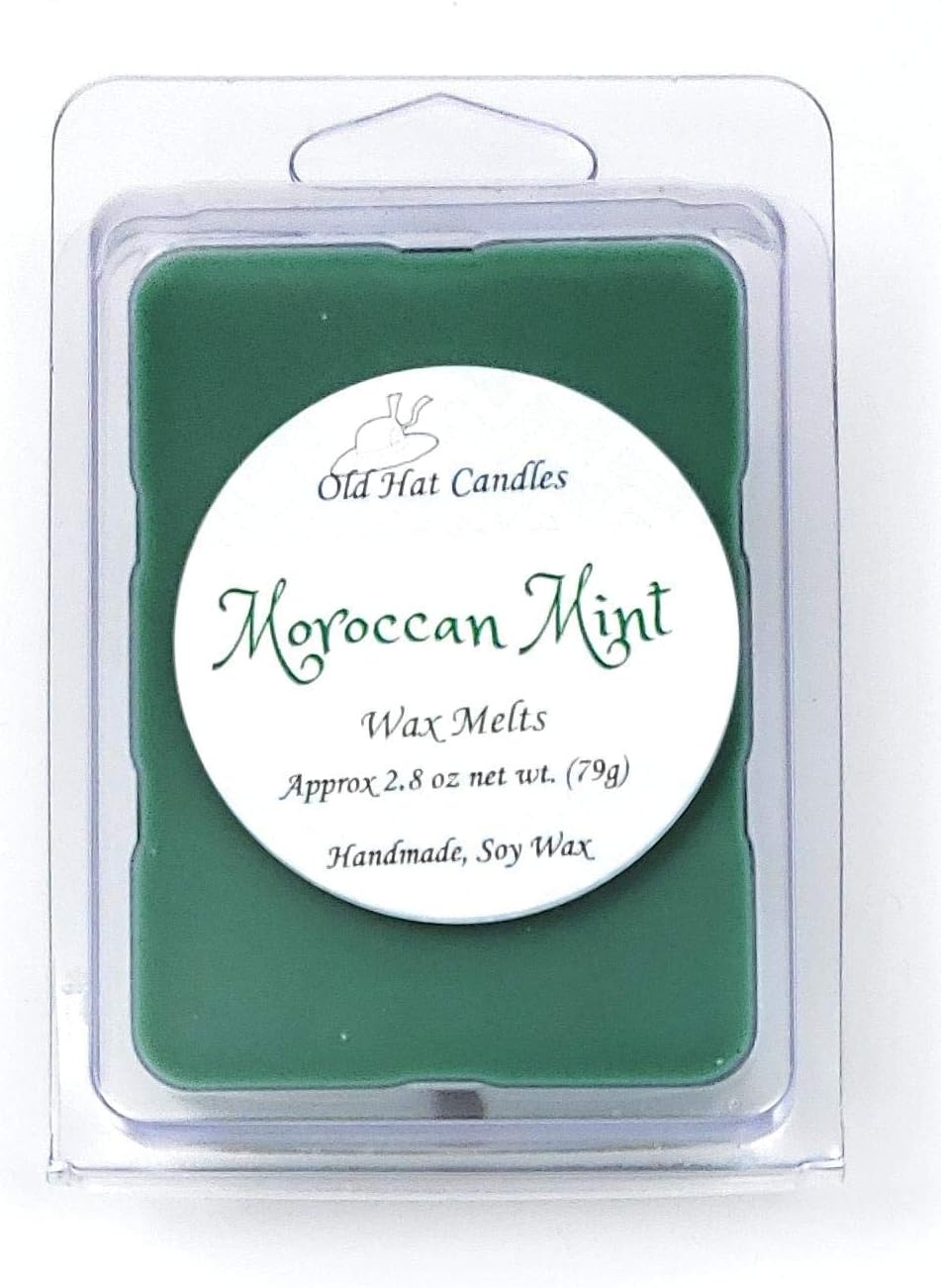 Moroccan Mint Scented Soy Wax Melts. 1 Pack (6 Cubes) | Discontinued
