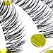 MapofBeauty 10 Pairs Crossover Design Thick Makeup Eye Lashes False Eyelashes (Black-#01)