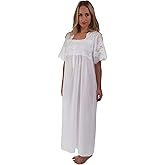 The 1 for U Night Gown for Ladies - Women Night Gown, Elizabeth 100% Cotton Gown