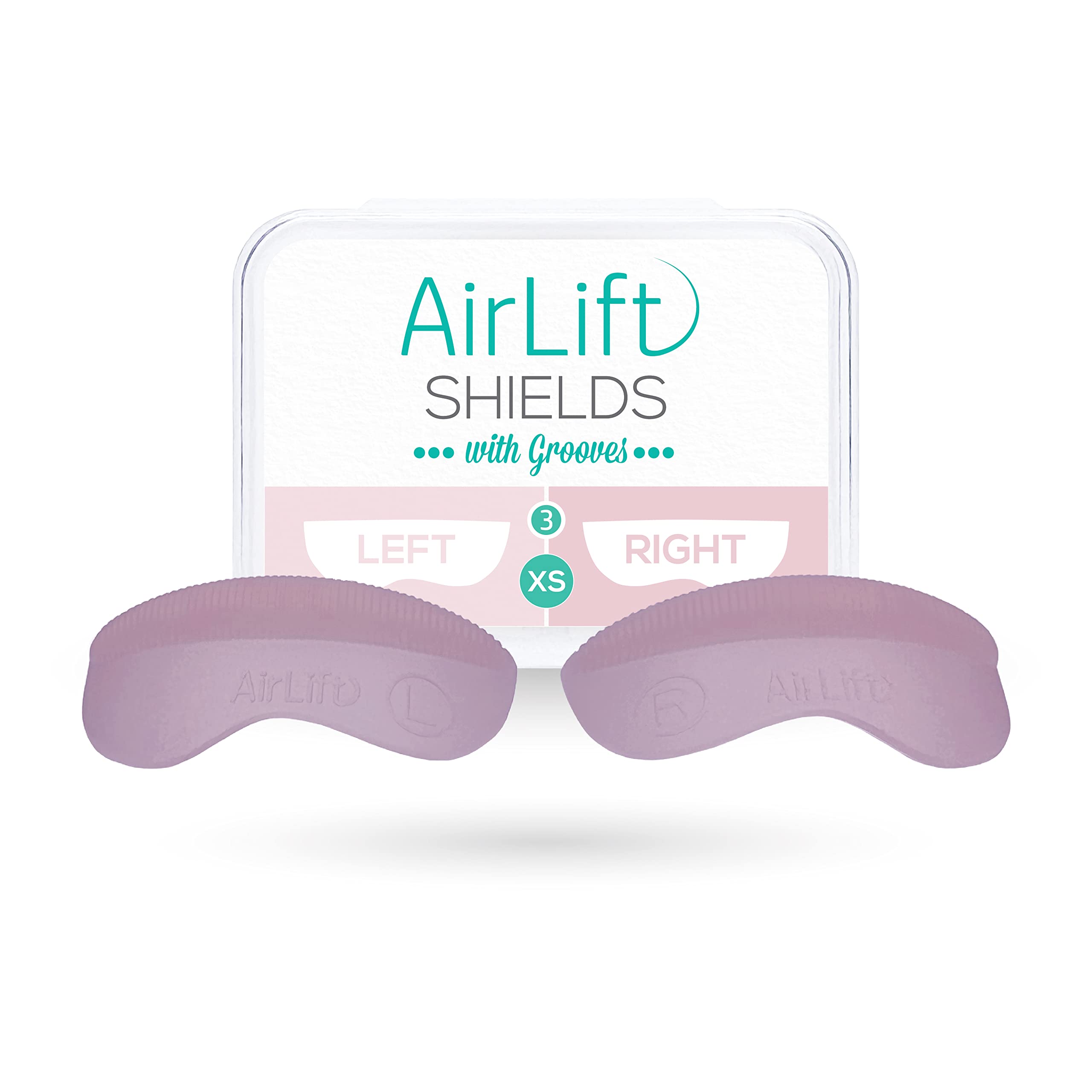 AirLift Original Silicone Lash Lift Shields Size XS3 Extra Small Reusable with Grooves