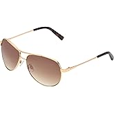 Jessica Simpson Women's J106 Iconic Metal Aviator Pilot Sunglasses with UV400 Protection