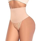 Werena Thong Shapewear for Women Tummy Control Seamless High Waist Body Shaper Underwear Shaping Panties