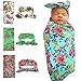 Quest Sweet Newborn Baby Swaddle Blanket Headband Value Set,Receiving Blankets