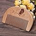 Walmeck Wooden Hair Comb Man’s Beard Comb Anti-static Male Mini Facial Hair Beard Comb Wood Massage Comb