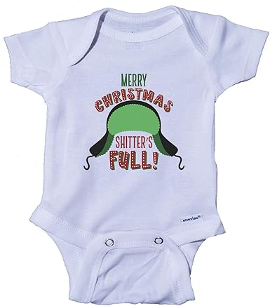 christmas vacation baby onesie