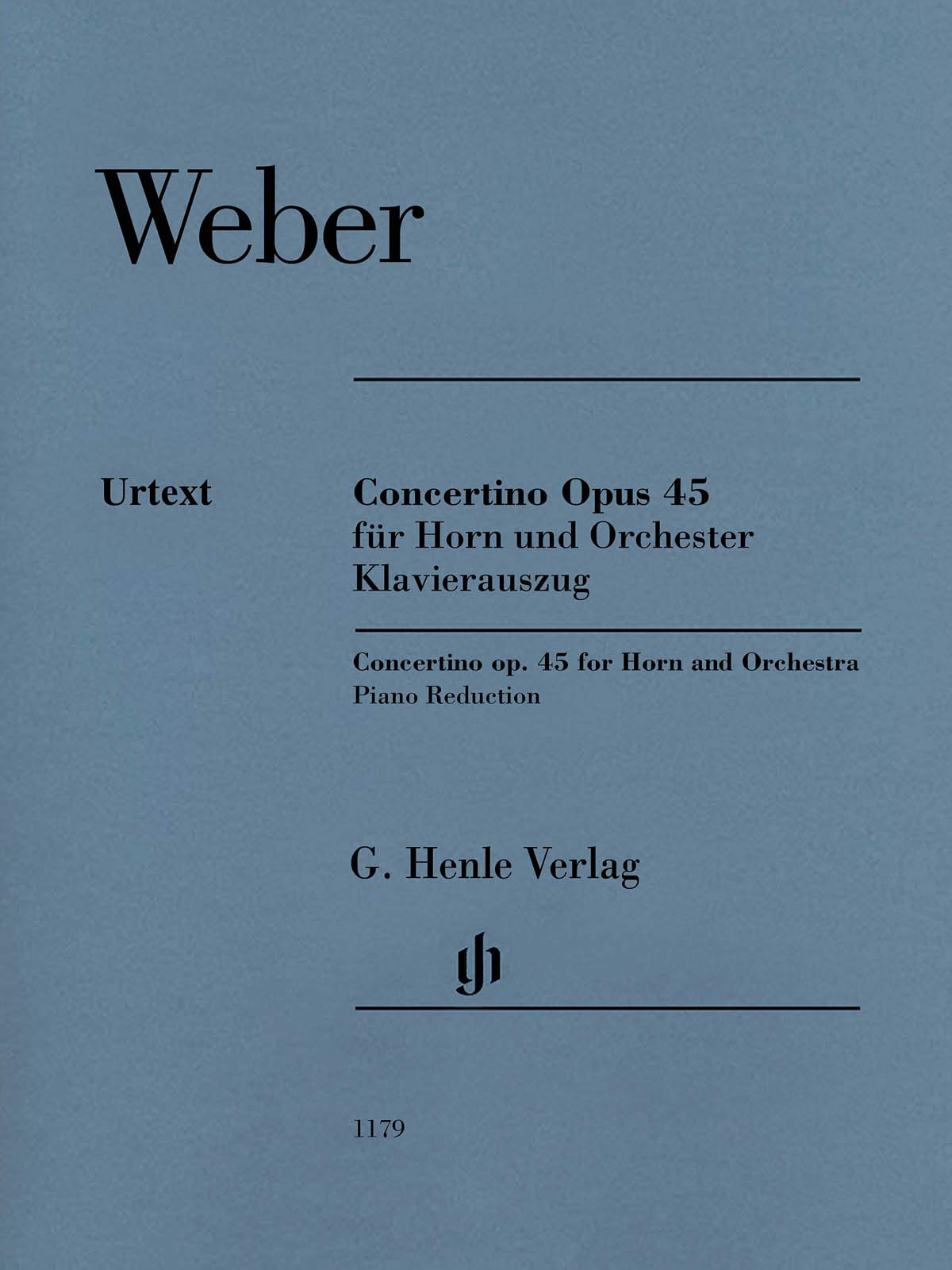 Concertino for Horn and Orchestra - Op. 45 - Horn and Orchestra - Sheet music - (HN1179)