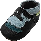SAYOYO Baby Shoes Soft Leather Sole Infant Toddler Prewalker Shoes