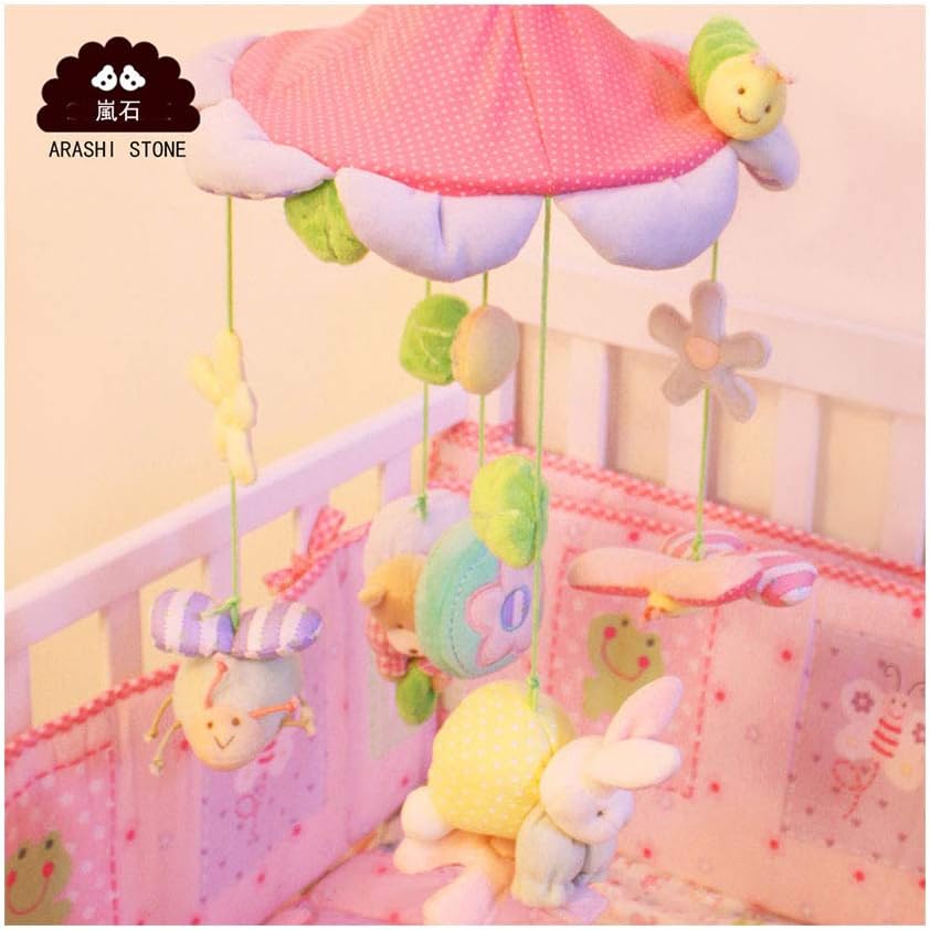 ベッドメリー モビール35曲 赤ちゃん 寝かしつけ用品 ベビーベッドメリー オルゴール ベビーメリー ぬいぐるみ 音楽回転 ベビー用おもちゃ 視覚 聴覚に刺激 出産お祝い プレゼント お姫ガーデンテーマ 可愛い動物玩具 ベッドメリー モビール Amazon