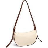 GAEKEAO Shoulder Bag for Women Small Hobo Handbag Clutch Purse Trendy Crescent Bag Underarm Bags with Zipper Closure