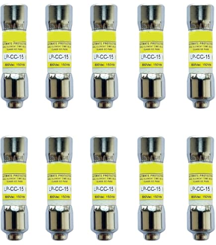 CCMR 15A Fuse Pack Of 10 - OEM 600Vac Motor Protection Fuse, 10.3x38.1mm - View #11