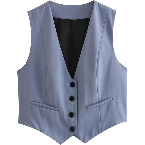 トップス ENFOLD 2024SS MINIMAL-SHAPE-VEST Pofihavi Cropped Suit Vest for Women 2024 Button Up Business