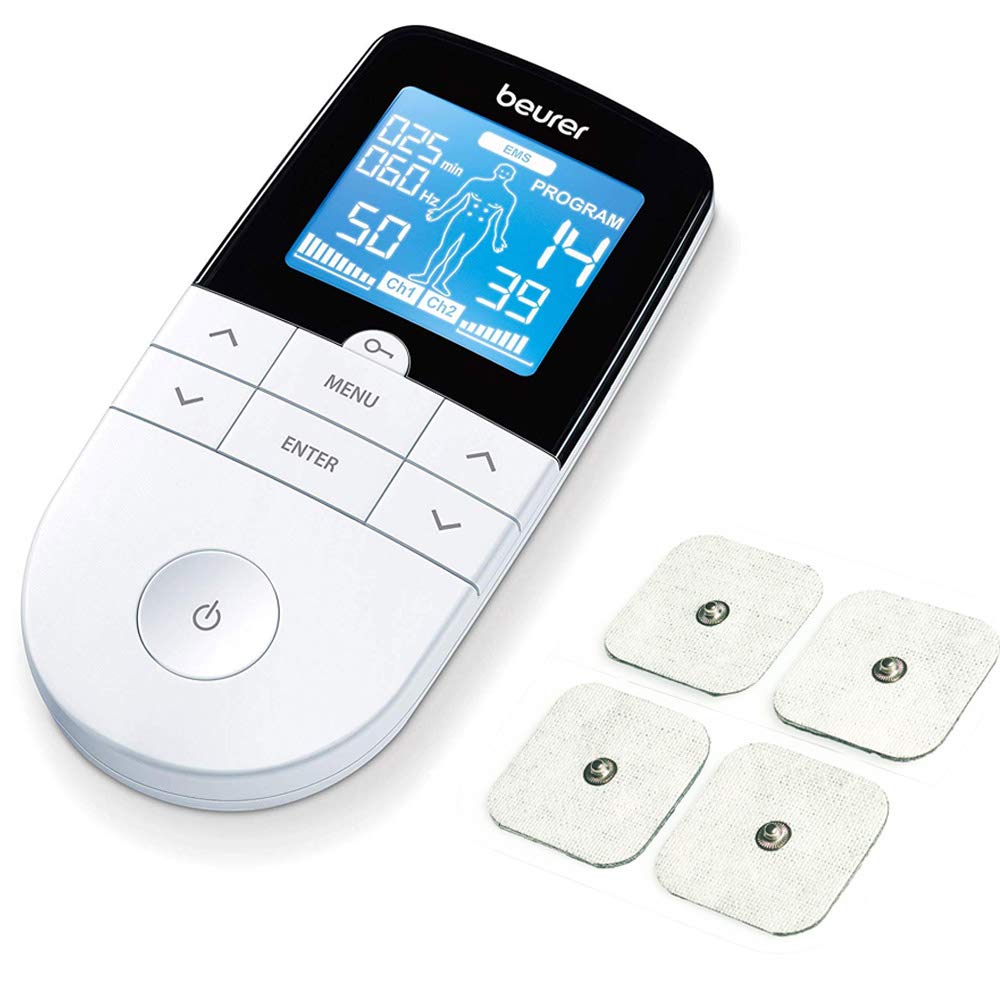 Electroestimulador digital Beurer EM 49 con 4 electrodos adhesivos por 44,99€ ¡¡18% de descuento!!