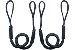 NIUTRIP Bungee Boat Dock Line,Dock Tie Mooring Rope Stretchable Docking String with Foam Float for Pontoon,Jet Ski, SeaDoo,WaveRunner,Kayak,Boating Gifts for Men,Fishing Boat Accessories,2Pack,4-5.5FT