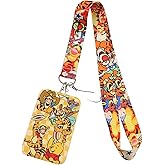 TCB Creations Winnie Cartoon Pooh Tigger Character with ID Holder Lanyard Keychain