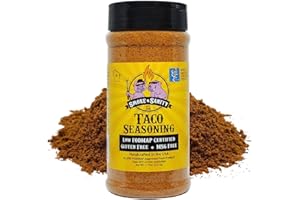 Smoke n Sanity Taco Seasoning - Monash Certified Low FODMAP Seasonings - Gluten Free Taco Seasoning - Certified Kosher - Dairy-Free Seasonings for Low FODMAP Food (7.75 oz Shaker)