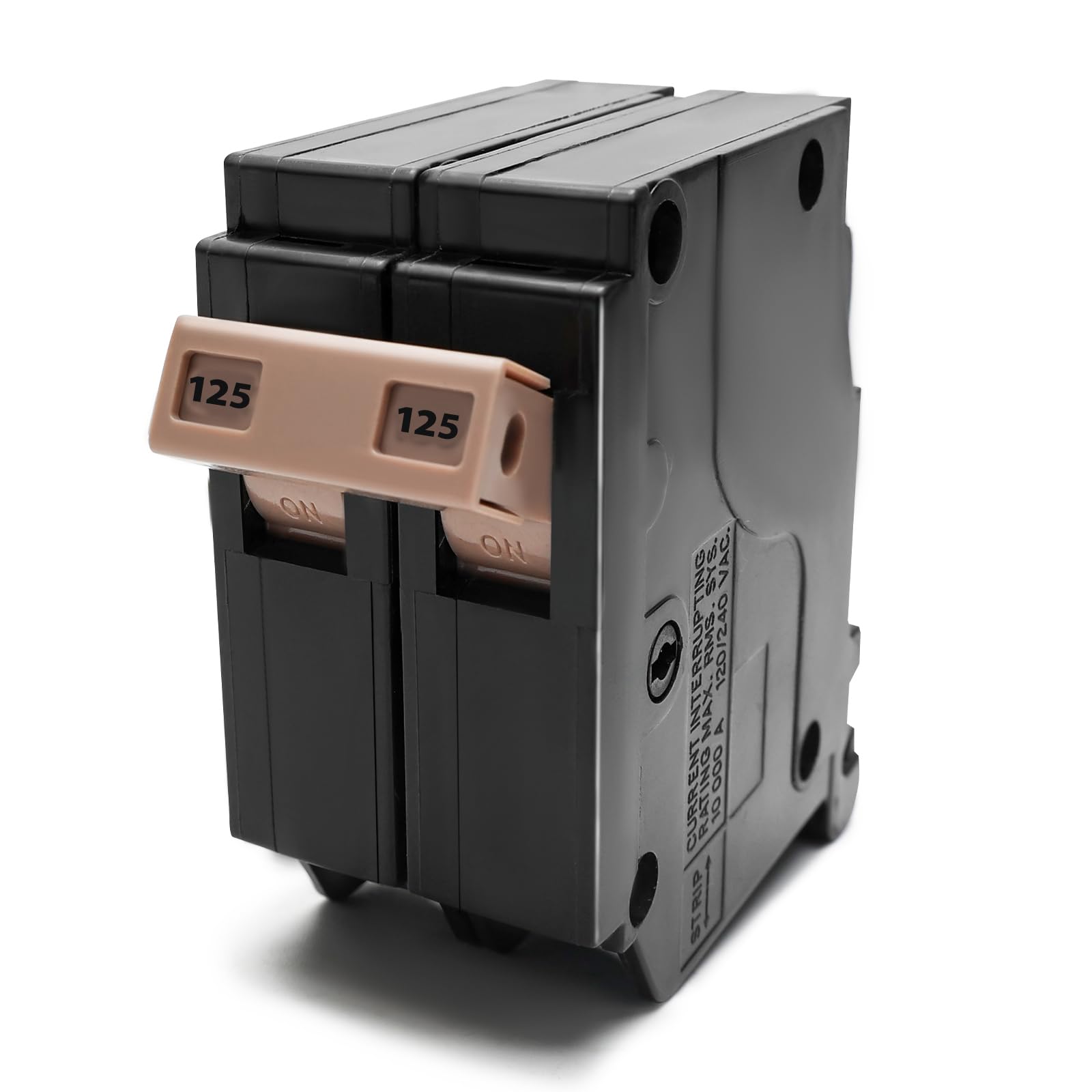 Photo 1 of C2125 2-Pole 125-Amp Circuit Breaker, Type C3/4-In Plug-On Molded Case Circuit Breaker, Thermal Magnetic Protection, 10 KAIC, 120/240V, Fit for Cutler Hammer Load Centers fit for Eaton