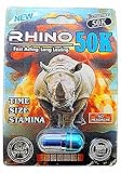 Rhino 50K Extreme Men Sexual Supplement Enhancement 5 Pills Pack