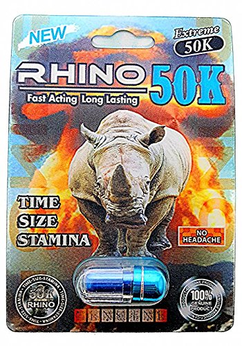 Rhino 50K Extreme Men Sexual Supplement Enhancement 5 Pills Pack Rhino 50K Extreme Men Sexual Supplement Enhancement 5 Pills Pack