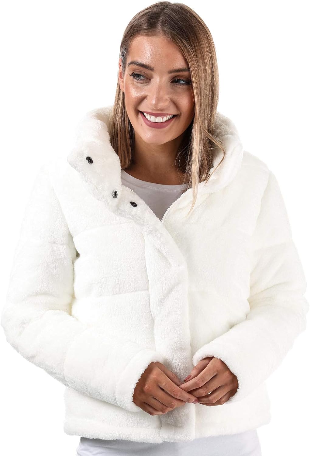 short cream jacket womens