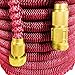 Tuff! Hose Ruby Edition. 100' Expandable Hose. The Toughest, Longest Lasting Expanding Hose on the Planet with 3/4