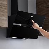 CIARRA CBCB6736F WIFI Angled Cooker Hood 60cm Black with CBCF003 Filters view 4