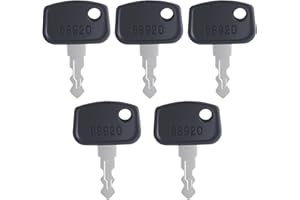 Poweka 68920 Ignition Key Compatible with Kubota Buggy RTV 500 900 B26 BX1860 BX2360 ZD321 ZD323 Cart Truck Tractor Mower