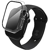 ZAGG Glass 360 Screen Protector for Apple Watch Series 11/10, Watch Size: 46mm, Integrated Bumper, 5X Stronger Impact Protection, Scratch-Resistant, Eco-Friendly Materials
