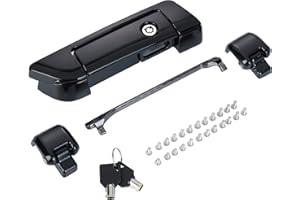 Mocardine Harley Tour Pack Latches Black,Tour Pak Pack Trunk Lid Latch with Keys Fit for Harley Touring/Road King/Road Glide/Street Glide/Electra Glide/Ultra-Classic 2014+