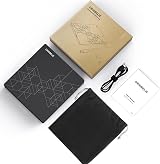 ORIGBELIE External DVD CD Drive USB 3.0 Type C RW Burner Laptop PC Mac Windows view 9