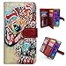 Bcov Galaxy Note 5 Wallet Case, Bfun Packing Tribal Floral Elephant Multi Card Slots Purse Wallet Leather Cover Case for Samsung Galaxy Note 5