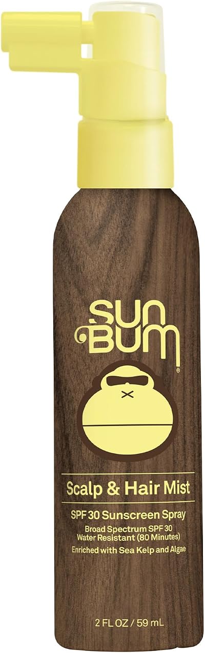 Sun Bum Original SPF 30 Scalp Hair Mist Vegan Reef Safe Broad Spectrum UVA UVB