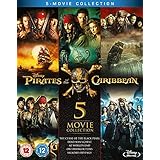 Pirates of the Caribbean: 5-Movie Complete Collection [Blu-ray] [Region Free] [UK Import]
