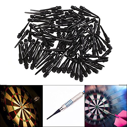 Taloyer 50 Pieces of Black Soft Tip Points For Soft Tip Darts Electronic Dart - Thumbnail 2