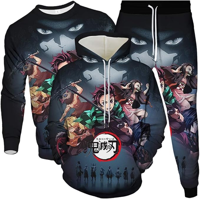 demon slayer white hoodie