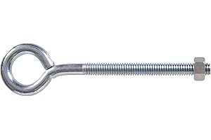 The Hillman Group 518 Eyebolts with Nuts, 5/16 x 5-Inch, 5-Pack,Zinc