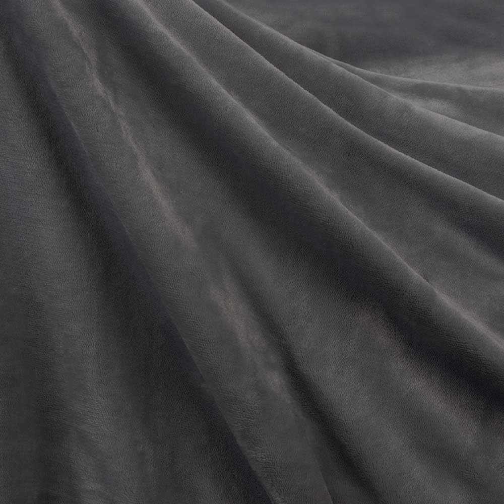 PetAmi WATERPROOF Dog Blanket for Bed Couch Sofa | Waterproof Dog Bed Cover for Large Dogs, Puppies | Grey Sherpa Fleece Pet Blanket Furniture Protector | Reversible Microfiber | 60" x 80" (Gray/Gray) : Pet Supplies