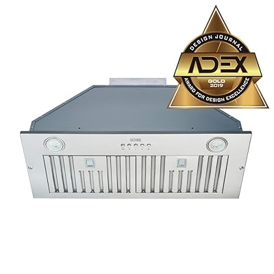 KOBE Range Hoods INX2930SQBF-500-1 Built-In Hood, 30"