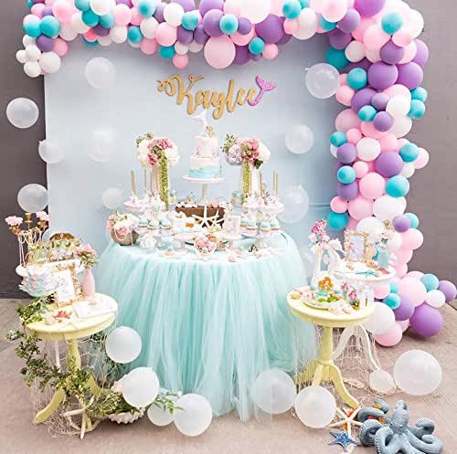 Amazon Com Mermaid Glitter Wooden Letters Party Decor 1 5 Letters