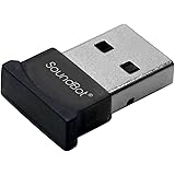 soundbot SB342-BLK Bluetooth 4.0 USB Adapter with 3Mbps High Data Transfer Rate & 33 Feet Wireless Range