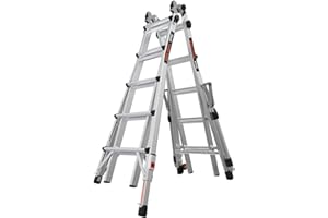 Little Giant Ladders, Epic, M22, 22 foot, Multi-Position Ladder, Aluminum, Type 1A, 300 lbs weight rating, (16822-818)
