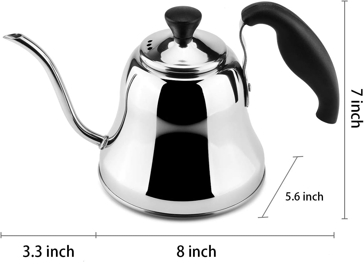 Chefbar Tea Kettle Gooseneck Coffee Kettle Pour Over Coffee Kettle