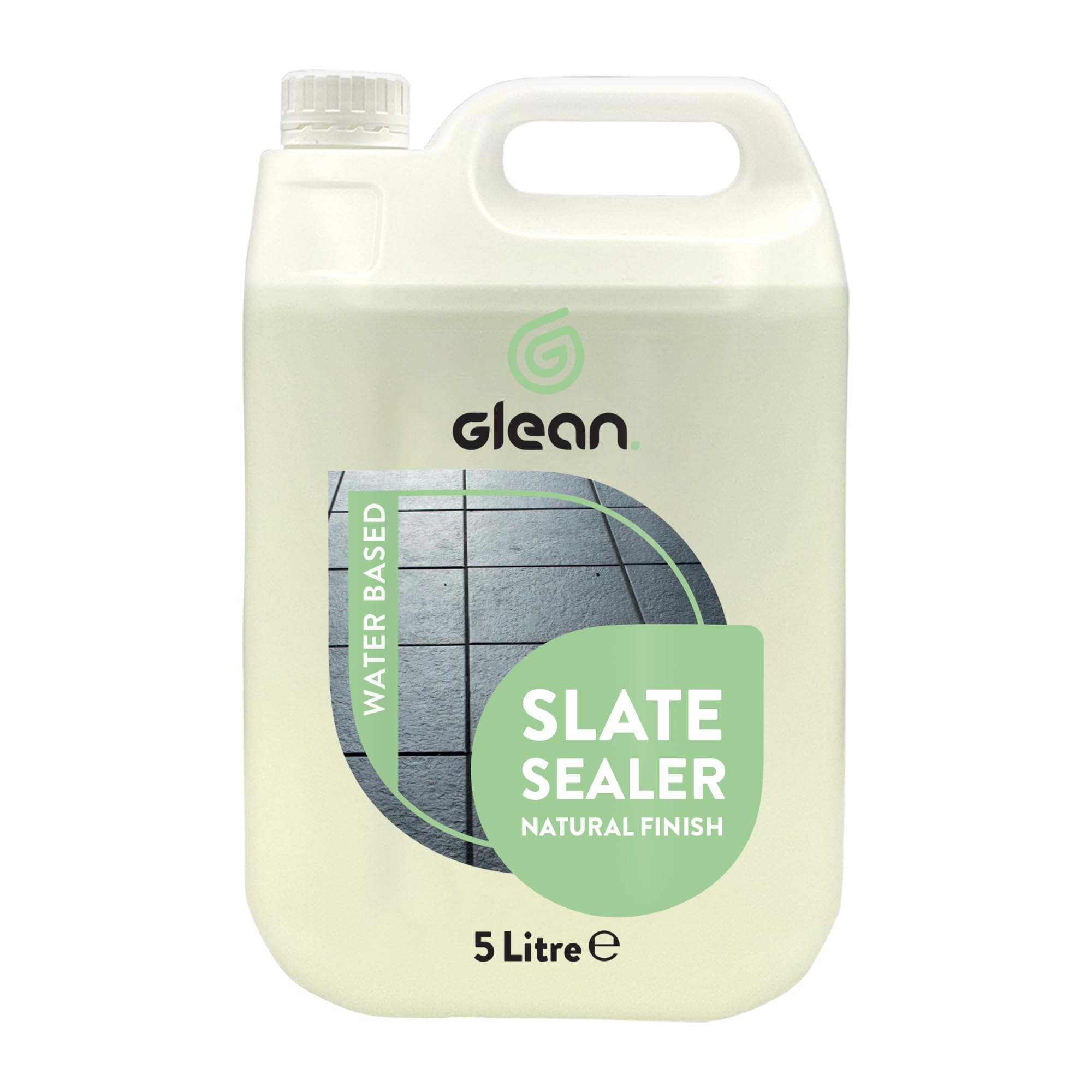 GLEAN Slate Sealer | Premium Grade Water Based Impregnating Sealer | Invisible & Breathable Barrier | Protects Against Penetration By Water, Oil, Dirt, Limescale & Grease | Natural Finish | 5 Litre