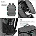 18.4 Inch Laptop Backpack,BRINCH Water Resistant Large Travel Backpack for Men Luggage Knapsack Computer Rucksack Hiking Bag College Backpack Fits 18-18.4 Inch Laptop Notebook Computer, Grey-Black