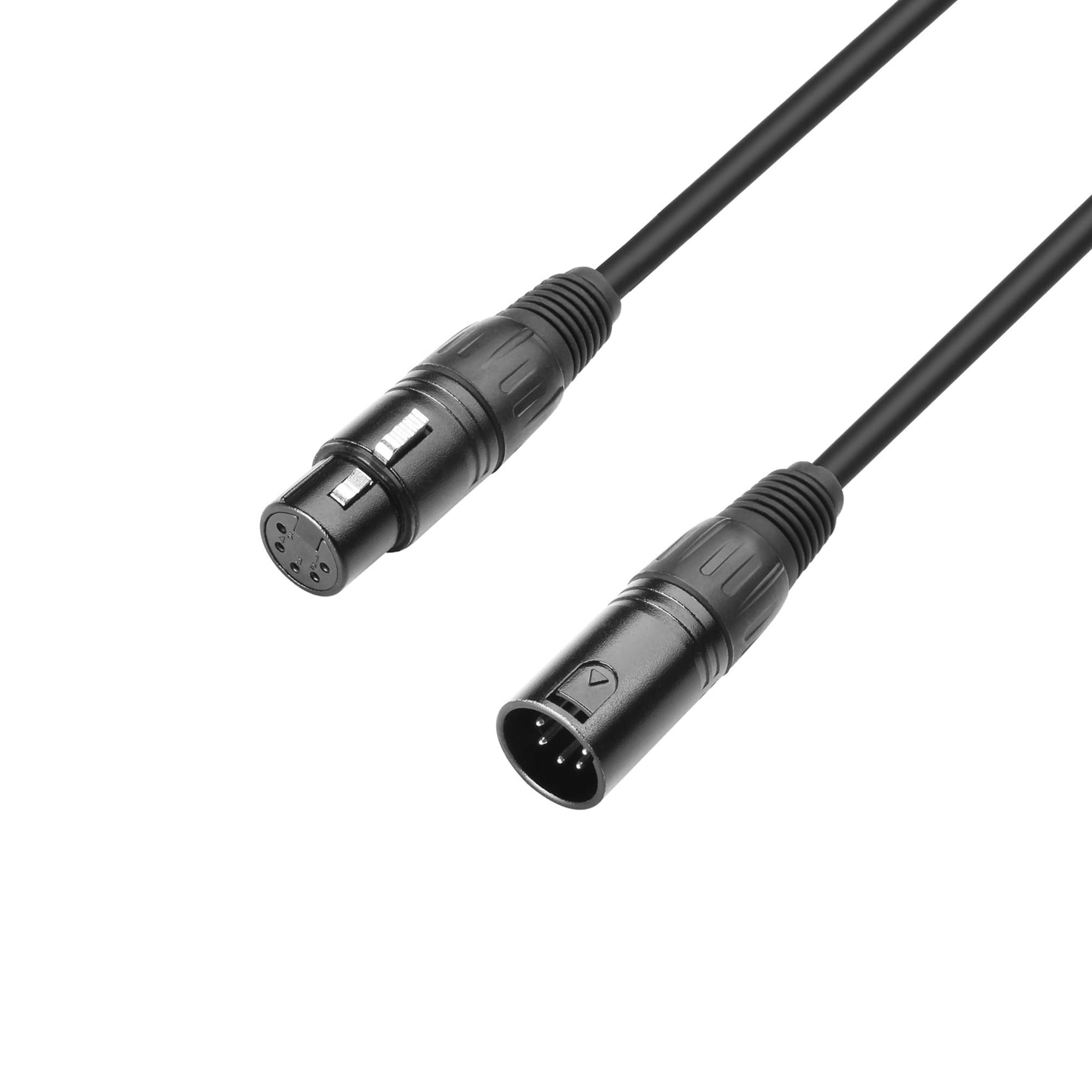 Adam Hall Cables 3 STAR DGH 0600 - DMX Cable 5-pole XLR female to 5-pole XLR male | 6 m