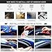 Window Visor Fits 2018 UP Chevy Equinox | Injection W Chrome Trim PC Window Visor Rain Guard Shade by IKON MOTORSPORTS