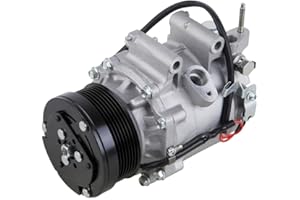 AC Compressor & A/C Clutch For Honda Civic 1.8L 2006 2007 2008 2009 2010 2011 w/ 3-Pin Connector - BuyAutoParts 60-01974NA NE