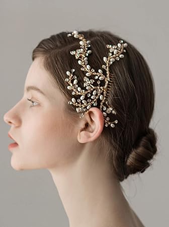 Amazon Com Deniferymakeup Wedding Bridal Hair Comb Wedding